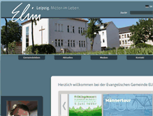 Tablet Screenshot of elim-leipzig.de